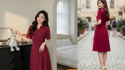 Đầm đỏ Giáng sinh: nàng chính là mùa lễ hội hình ảnh