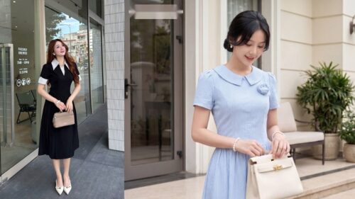 Đầm ‘bánh bèo’ thiết kế: nữ tính có chừng mực hình ảnh