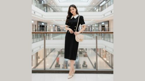 Mặc Đầm Đen Mang Giày Màu Gì Thanh Lịch Và Tôn Dáng Nhất? hình ảnh