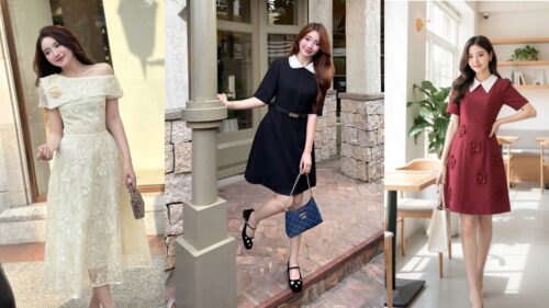 15 Mẫu đầm ren đi tiệc cưới sang trọng không bị giừ tôn dáng hình ảnh