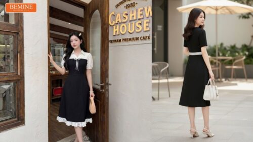 Mẫu Đầm Đen Ôm Body Sang Trọng Khéo Tôn Dáng Cho Quý Cô hình ảnh