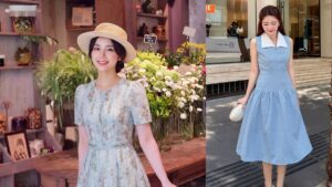 Đầm Xòe Cổ Vuông Có Hợp Với Người Cổ Ngắn Không? Mẹo Chọn hình ảnh