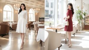 Bắp Tay To Hông To Nên Mặc Đầm Ren Dáng Nào Đi Tiệc Sang Trọng Tôn Dáng? hình ảnh