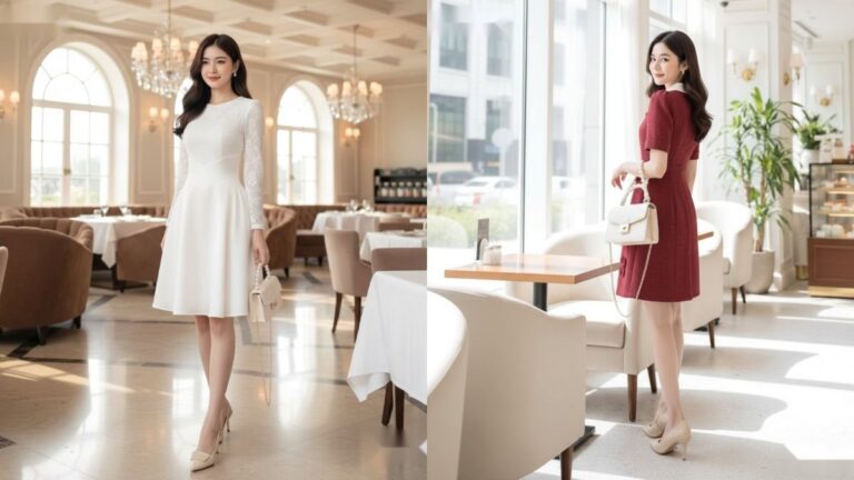 Bắp Tay To Hông To Nên Mặc Đầm Ren Dáng Nào Đi Tiệc Sang Trọng Tôn Dáng? hình ảnh