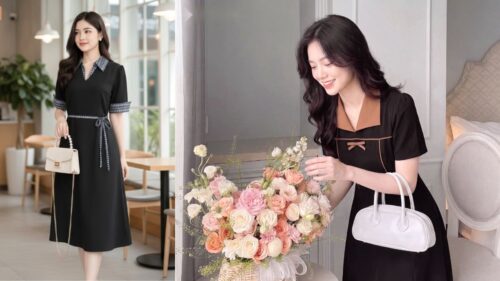 Nữ 35 tuổi đi tiệc 20/10 mặc đầm đen sao cho không bị già? hình ảnh