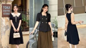Áo Kiểu Nào Phối Chân Váy Đen Xòe Vừa Lịch Sự Vừa Trẻ Trung? Top Mẫu Đẹp BEMINE hình ảnh