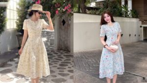Mặc Đầm Ren 2 Dây Thế Nào Để Sang Trọng Và Không Phản Cảm? hình ảnh