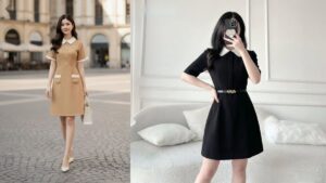 Mẫu đầm đi tiệc cưới tháng 10 cho quý bà U50 quý phái trang nhã hình ảnh