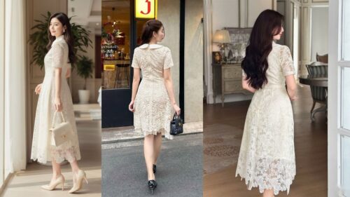 Top đầm thiết kế đi tiệc sang trọng dưới 2 triệu cho tuổi 40 hình ảnh