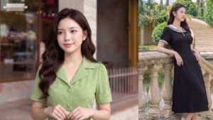 Người Tròn Trịa 50 Tuổi Mặc Đầm Thiết Kế Đi Tiệc Thu Sao Cho Thon: 6 Mẫu Dáng Longe hình ảnh