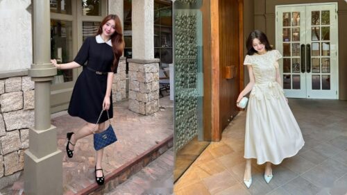 Gợi ý đầm thiết kế đi tiệc 20/10 che bụng dưới dưới 2 triệu hình ảnh